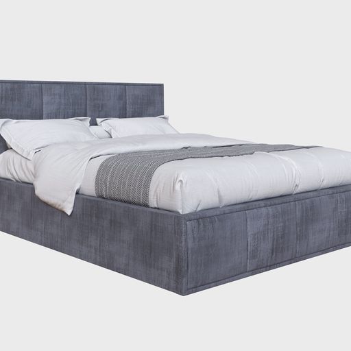 Кровать «Октавия», джаз серый